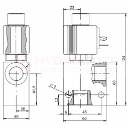 Elektrinis vožtuvas b1s ne 2 2 1 2 12v 70l 350bar 2mp