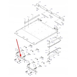 D28285406 pasvirusi konvejerio juosta, dešinė