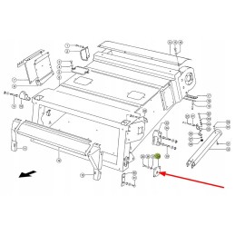 670588 0 montavimo plokštė įsiurbimo kanalui