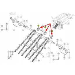 650869 0 pagrindinė konvejerio veleno pavara