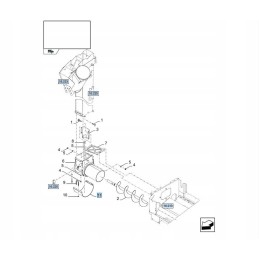 New Holland CR CX 84462 dubenėlio tiektuvo dangtis