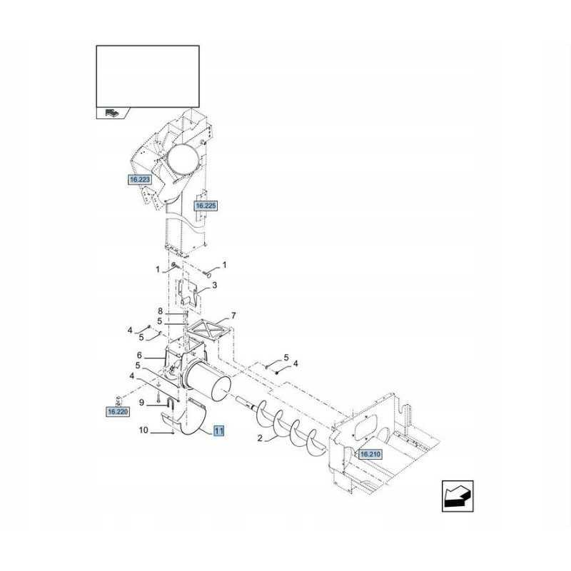 New Holland CR CX 84462 dubenėlio tiektuvo dangtis