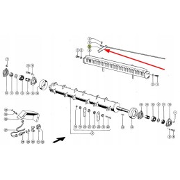 060030 fiksuotas smulkintuvo peilis