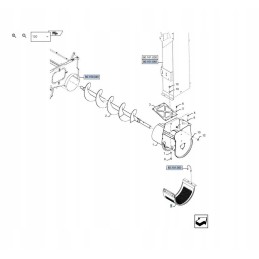 Užvalkalas ausų tiektuvui New Holland CR CX 84462632