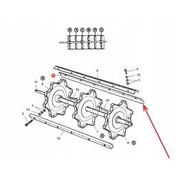 La313241800 pora kairiųjų spyruoklių l 1580 mm