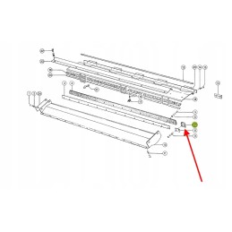 645243 1 guminis tarpiklis 3 x 52 x 52 mm