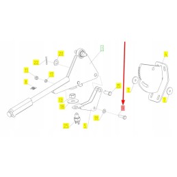 100455635 varžtas pilnas sriegis m8 x 30