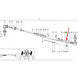 043840 0 hidraulinio cilindro galvutė d60 x 56