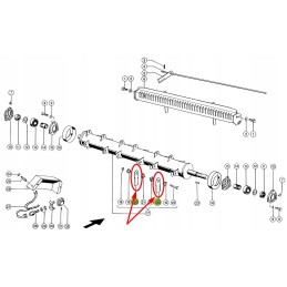 060017 s kilnojamas pašarų kombaino peilis