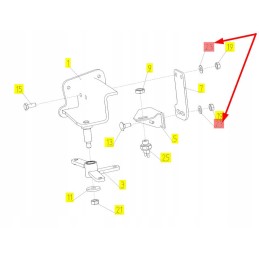 101421712 m10 kontaktinė poveržlė