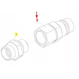 101494709 hidraulinės greitosios jungties kištukas