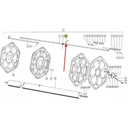 235343 01 ritės vežimėlio varžtas m6 x 40