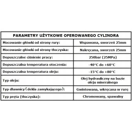 Hidraulinis stūmoklio cilindras 40 22 taktų 140mm l 350