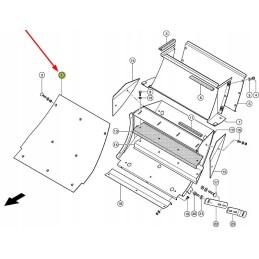 076218 03 išmetimo latako dugno dangtelis
