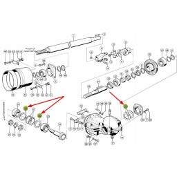 234435 0 tarpiklių poveržlė 63 x 80 x 1