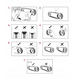 V formos diržas h25x16 3350 Lenkiškai sustiprintas diržas
