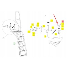 100021689 kopėčių dangtelis