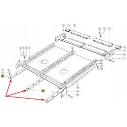603612 2 pasviręs konvejerio slydimas 733 mm