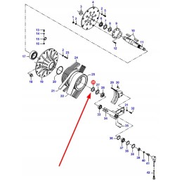 D28730018 tarpiklis r 46 75 x 2 mm