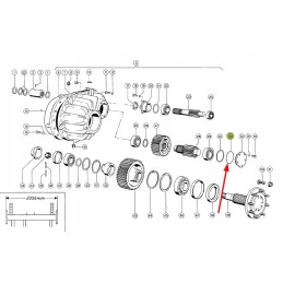 215350 2 O žiedo stebulės reduktorius 110 x 3 5n