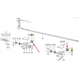 605587 1 išilginės sliekinės pavaros žiedinė pavara