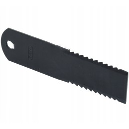 Fiksuotas dantytas pašarų kombaino smulkintuvo peilis 195x50