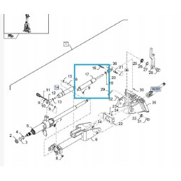 New Holland Case CNH 87607304 dujų pavara