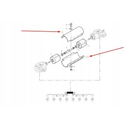 Lca78074 lakštinio metalo sankabos dangtis