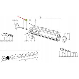 646561 0 grūdų padavimo volai d45 x 442