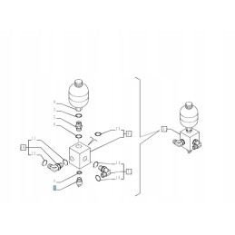 Stabdžių slėgio jutiklis naujas holland korpusas 873847