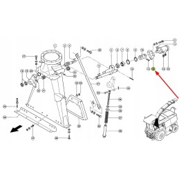 076229 2 hidraulinio variklio tvirtinimo plokštė