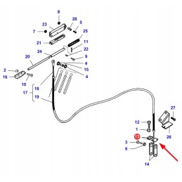 La300031960 kabelio laikiklis