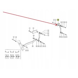 647578 0 sieto krepšelio rankenos laikiklis