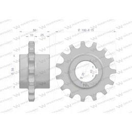 Grūdinto plieno grandinės ratas su 15 3 4 skersmuo 35