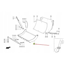 Pašarų kombainas įgaubtas 980945 claas jaguar 675 682