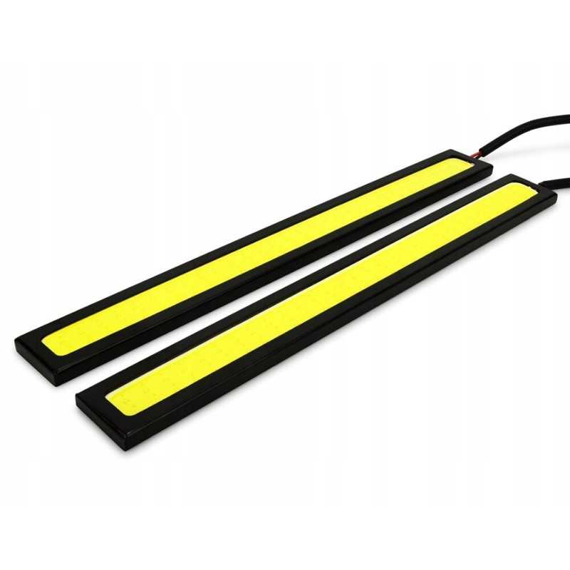 LED dieniniai žibintai DRL 12W 17 cm juosta