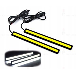 LED dieniniai žibintai DRL 12W 17 cm juosta