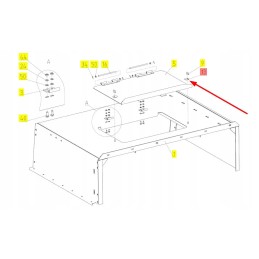 100041759 ekscentrinė poveržlė 9 x 40 x 1 8