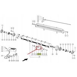 060015 0 vidinė claa smulkintuvo ašmenų įvorė