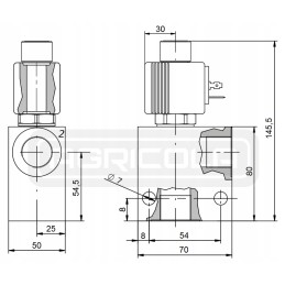 Elektrinis vožtuvas b2s ne 2 2 3 4 24v 140l 350bar 2mp