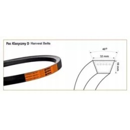 V formos diržo diržas dh 3820 cl 507278 0