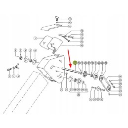 600641 00 grūdų transporterio ritinėliai