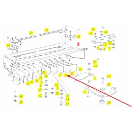 100597896 pradalgės nukreipimo plokštė