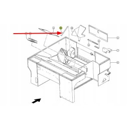 693233 0 grūdų rezervuaro atrama
