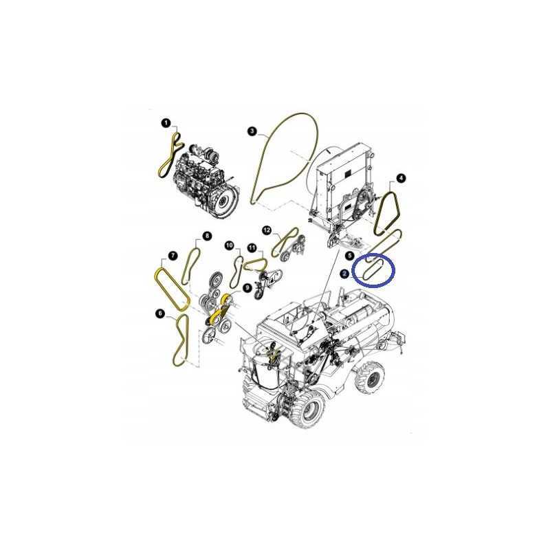 Kabinos oro kondicionavimo diržas 84384158 new holland cnh