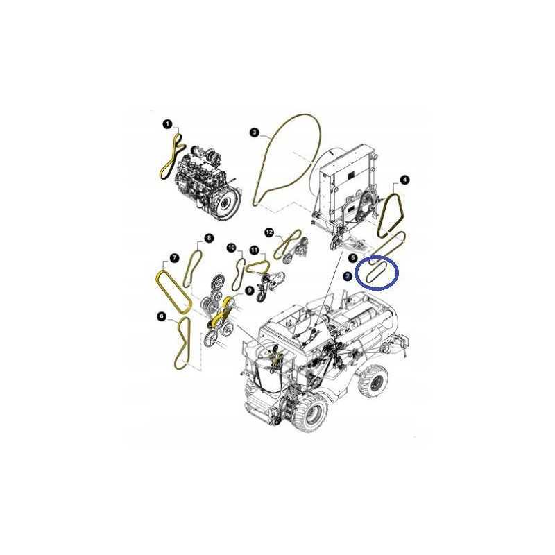 Kabinos oro kondicionavimo diržas 84384158 new holland cnh