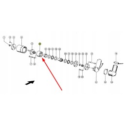 644224 0 greičio keitimo mechanizmo korpusas