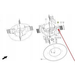 731369 1 šiaudų smulkintuvo guminė jungtis