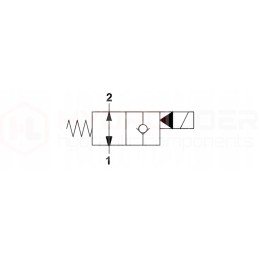 Elektrinis vožtuvas b1s ne 2 2 3 4 12v 140l 350bar 2mp