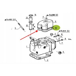 6005010344 vožtuvo dangtelio tarpinė